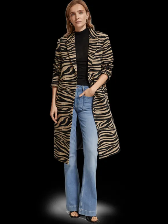 Tiger Jacquard Coat