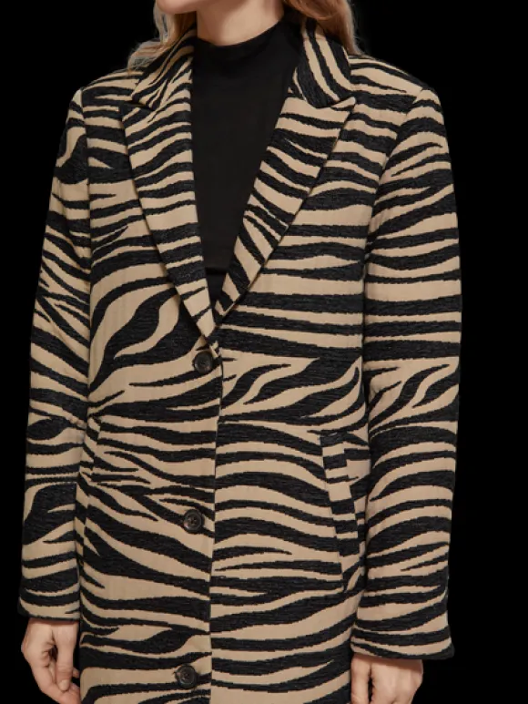 Tiger Jacquard Coat