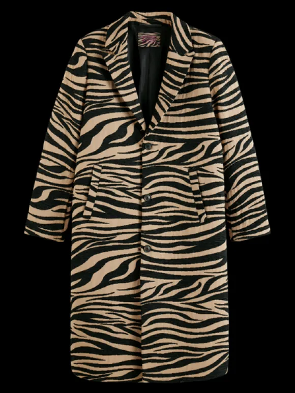 Tiger Jacquard Coat