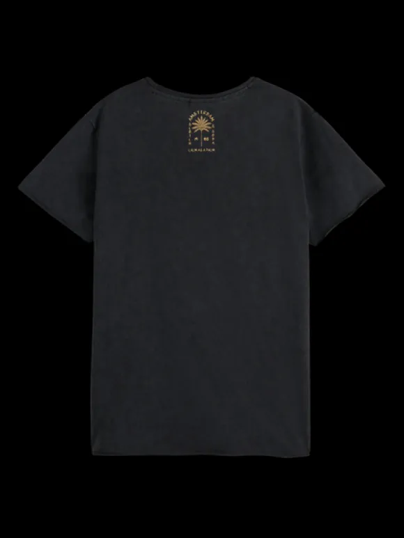 Washed Embroidered T-Shirt