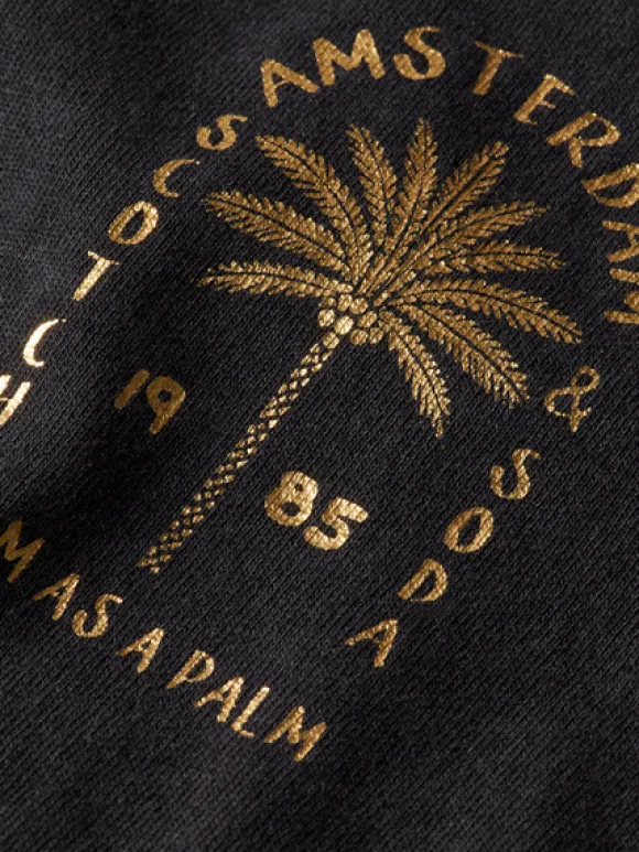 Washed Embroidered T-Shirt